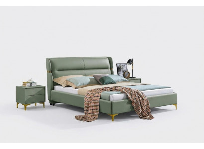 Bedbekleding Design Luxe Dubbele Hotelbedden Slaapkamer Luxe Groen