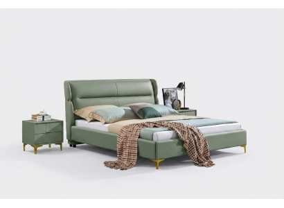 Bedbekleding Design Luxe Dubbele Hotelbedden Slaapkamer Luxe Groen