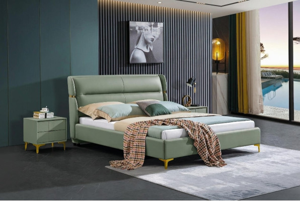 Klassiek bed tweepersoonsbed bedden hout slaapkamer Italiaanse meubels