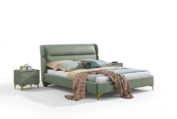 Klassiek bed tweepersoonsbed bedden hout slaapkamer Italiaanse meubels