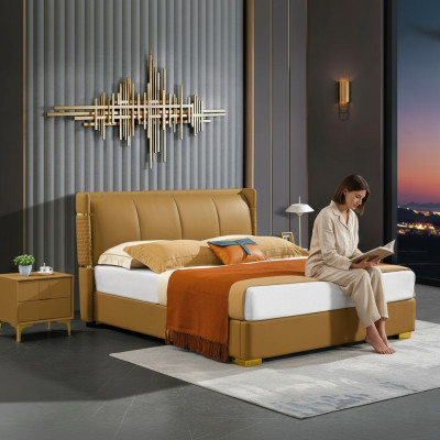 Tweepersoonsbed Oranje Meubels Bedden Slaapkamer Tweepersoonsbed Beige Hotel