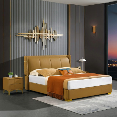 Tweepersoonsbed Oranje Meubels Bedden Slaapkamer Tweepersoonsbed Beige Hotel