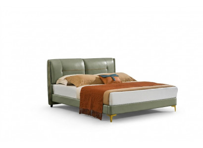Designer gestoffeerd bed bed bedden stof hout decor luxe tweepersoonsbed echtelijk bed