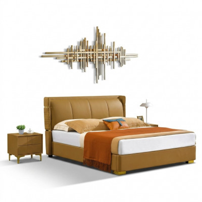 Slaapkamer Bed gestoffeerd bed Tweepersoonsbed Bedden Groot Design Luxe Tweepersoons