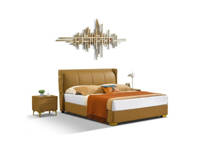 Slaapkamer Bed gestoffeerd bed Tweepersoonsbed Bedden Groot Design Luxe Tweepersoons