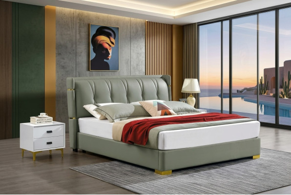 Design bed 2x bedside table 3-piece bedroom set luxury complete set New