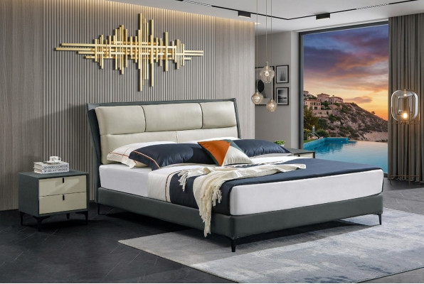 Bed Slaapkamer Sets Designer Luxe Bedden Compleet Set 2x Nachtkastje