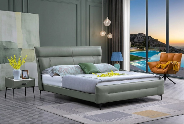 Luxe bedtextiel 2x nachtkastje 3-delige slaapkamer meubelset bedden bedframe