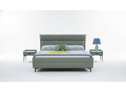 Luxe bedtextiel 2x nachtkastje 3-delige slaapkamer meubelset bedden bedframe