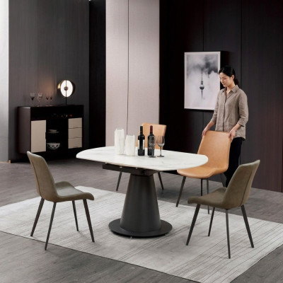 Eetset Eettafel 4 x Stoel Set Tafel Eetgroep 5-delig. Tafels