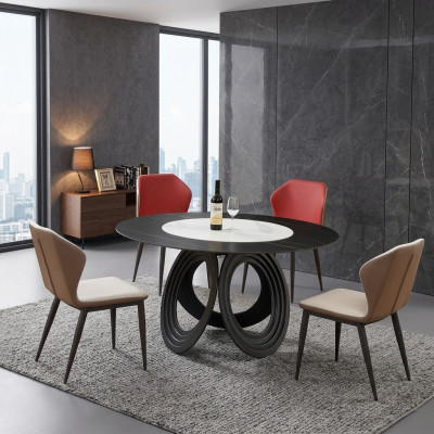 Eettafel Tafel Groep Eetkamer Tafels Woonkamer Hout Ontwerp Set