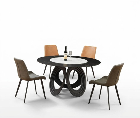 Compleet set eettafel 4x stoelen eetkamerset eetgroep houten tafel