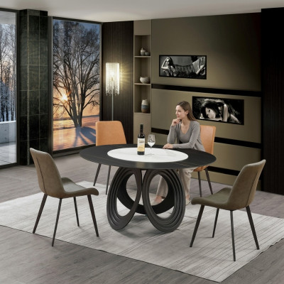 Ronde eettafel tafel 135cm metaal Ronde moderne conferentietafels
