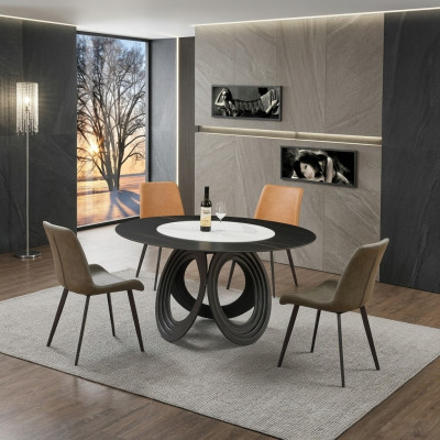 Ronde eettafel tafel 135cm metaal Ronde moderne conferentietafels