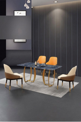 Eetkamerset Eettafel 4x Stoelenset Tafel Groep 5-delig Set Compleet