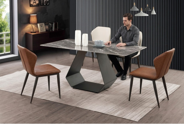 Moderne eettafel Marmeren tafels 180x90 Eettafel Luxe meubels Ontwerp Nieuw.