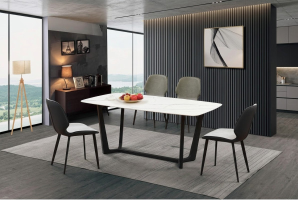 Kolomtafel Luxe Tafels Eetkamermeubilair Complete Set 5-delig.