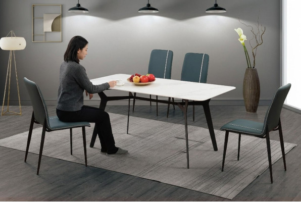 Tafel Luxe Tafels Eetkamer Meubilair Compleet Garnituur 5-dlg. Set Groep