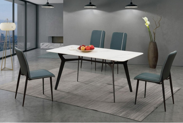Tafel Luxe Tafels Eetkamer Meubilair Compleet Garnituur 5-dlg. Set Groep
