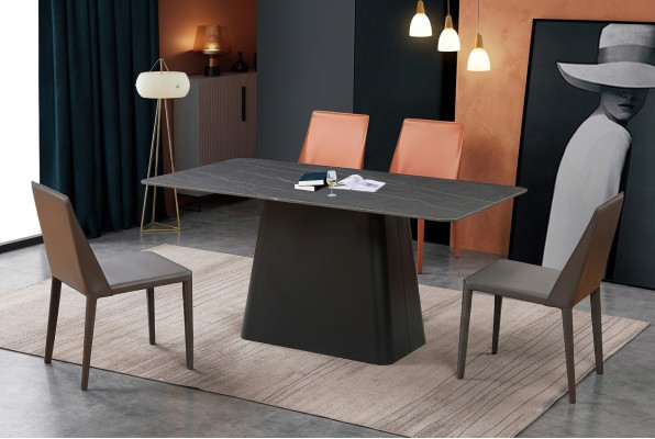 Klassieke tafel Eettafel Hout Eetkamerset 4x Stoelset Stoelen