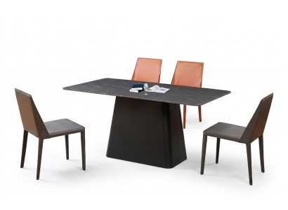 Klassieke tafel Eettafel Hout Eetkamerset 4x Stoelset Stoelen