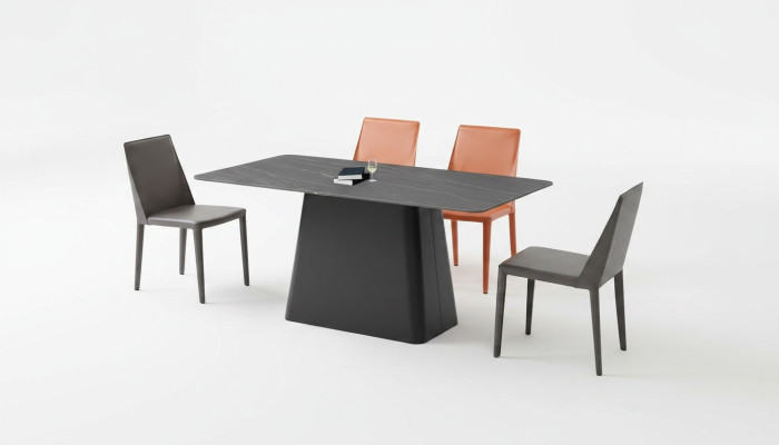 Moderne eettafel houten tafel houten design tafels roestvrijstalen tafel eetkamer 180x90