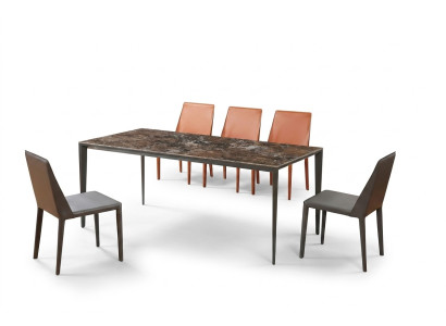 Compleet set eettafel + 4 stoelen eetkamerset eetgroep decoratie houten tafel