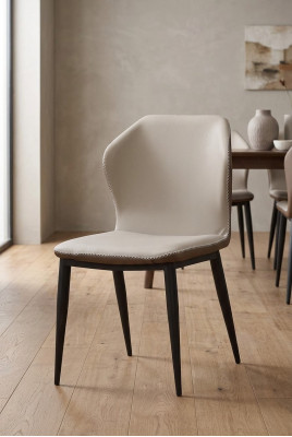 Ontwerperstoel luxe fauteuil beklede stoelen 1x fauteuil woonkamer eetkamer