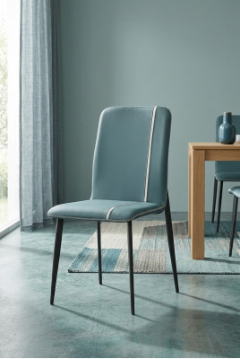 Stoel leun ontwerp textiel gestoffeerde stoelen woon- eetkamer Nieuw 1x armstoel