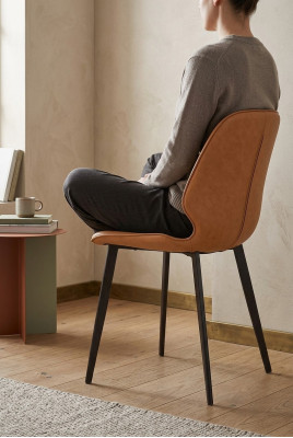 Luxe 1x stoel eetkamerstoel gestoffeerde keukenstoelen woonkamerstoel