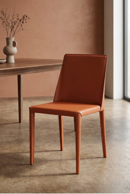 Ontwerp 1x stoel groep set gestoffeerde eetkamerstoel meubelset fauteuil leunstoel.
