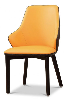Eetkamer 1x Stoel Set Zit Echt Stoelen Bekleding Rugleuning Ontwerper Houten Stoel