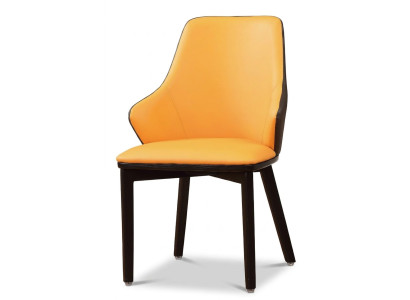 Eetkamer 1x Stoel Set Zit Echt Stoelen Bekleding Rugleuning Ontwerper Houten Stoel