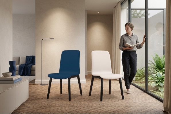 Luxe eetkamerstoel bekledde stoelen fauteuil tv-lounge zitplaats 1x fauteuil luxe