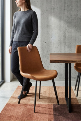 Moderne fauteuil stoel eetkamer tv-decor loungestoel gestoffeerde stoel nieuw