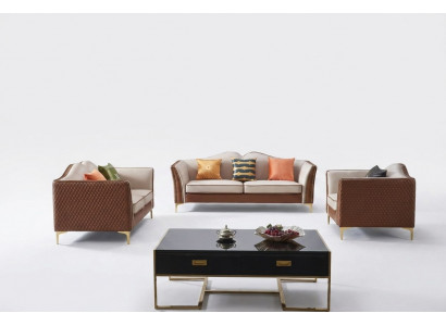 Bankstel 3+2+1 zits Klassieke woonlandschapbanken Decor banken Nieuw
