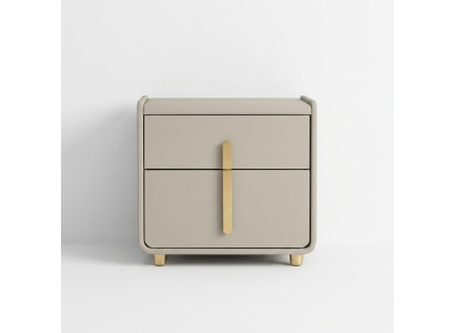 Ontwerp nachtkastje decoratie console metaal glanzende tafels consoles slaapkamer