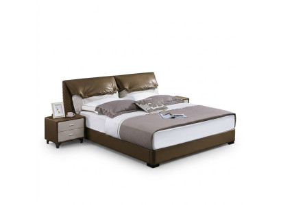 Klassieke 3-delige slaapkamer set Klassiek bed + nachtkastje Tweepersoonsbed Nieuw