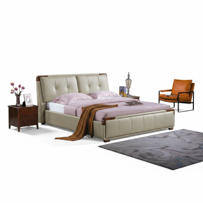 Design slaapkamer 3-delige set Bed Nachtkastje Klassiek luxe beddenset meubilair