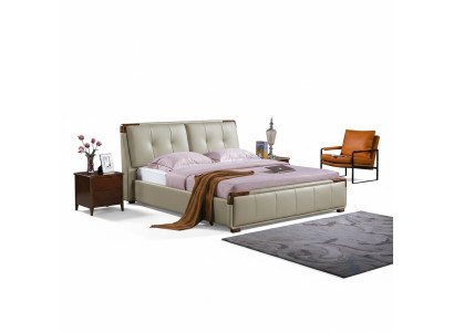 Design slaapkamer 3-delige set Bed Nachtkastje Klassiek luxe beddenset meubilair