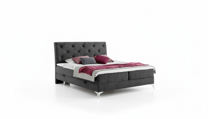Bed textiel bekleding dubbel design barok moderne stijl Chesterfield bedden hotel
