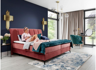 Polsterontwerp Bed Luxe Dubbel Hotelbedden Tweepersoons Slaapkamer Textiel 180x200cm