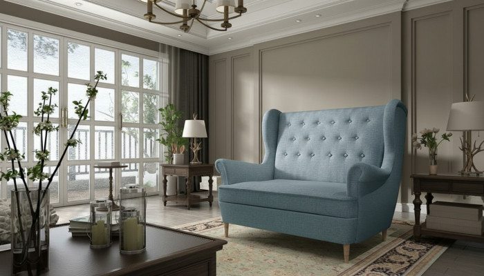 Bank Chesterfield Tweezitsbank 2-zitsbank Bank Fluweel Couches