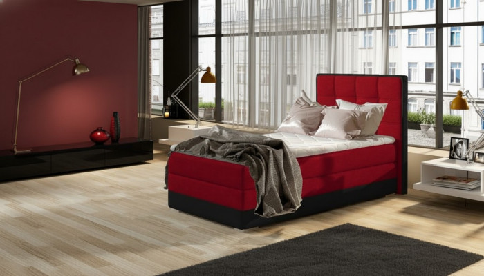 Bed Bekleding Ontwerp Luxe Hotel Bedden 90x200cm Slaapkamer Boxspring Single