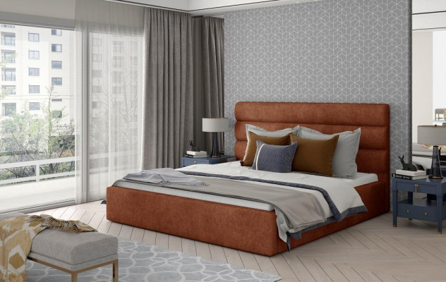 Ontwerper bed gestoffeerd bed koninklijk bed tweepersoonsbed slaapkamer NIEUW