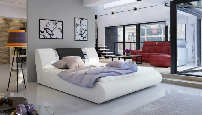 Luxe boxspringbed zwart wit Bedden Slaapkamermeubels Design Dubbel Hotel