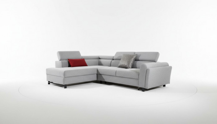 Woonlandschap Hoekbank L Vorm Fauteuil Set Suite Modern Sofa Textiel Zit Hoek