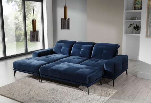 L Vorm hoekbank stof zitgroep designer woonlandschap textiel bank bank nieuw
