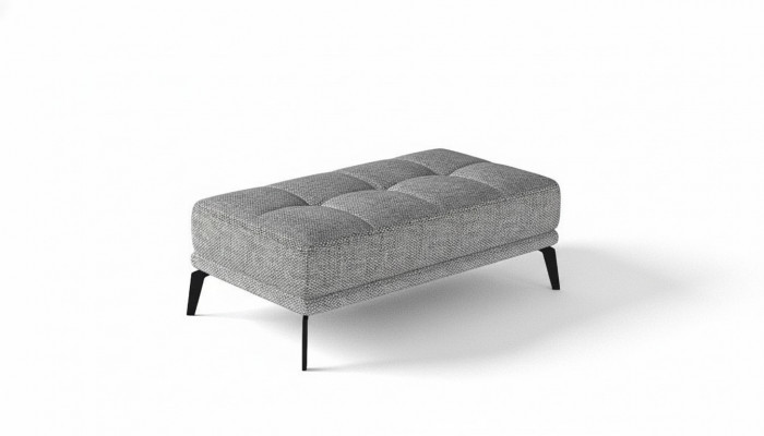 Lounge voetenbankje Hocker xxl Club Ottomaanse Pufa leer textiel Ottomaanse ontwerper Nieuw.