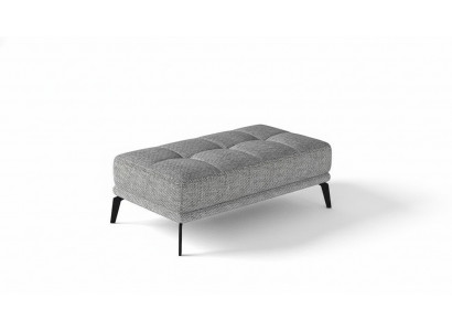 Lounge voetenbankje Hocker xxl Club Ottomaanse Pufa leer textiel Ottomaanse ontwerper Nieuw.